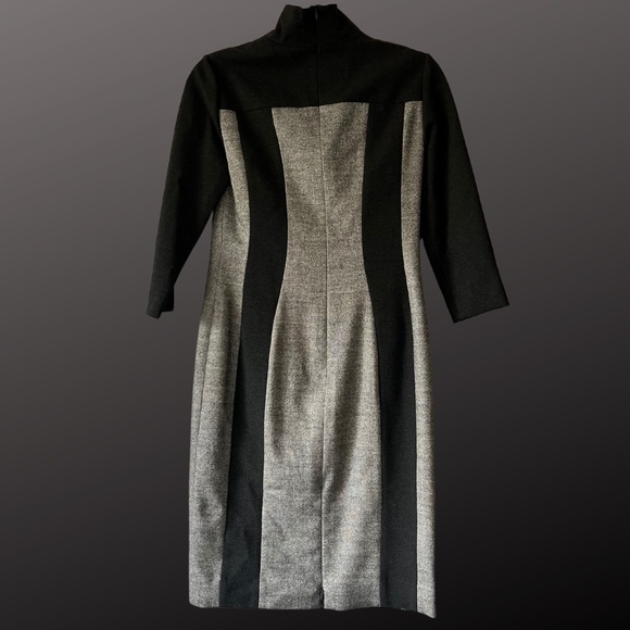 Per Se silk/wool blend long sleeved dress - Picture 4 of 5